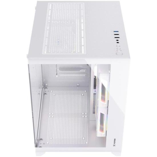 Gabinete Gamer Fortrek Clarity Branco Lateral Vidro - 4