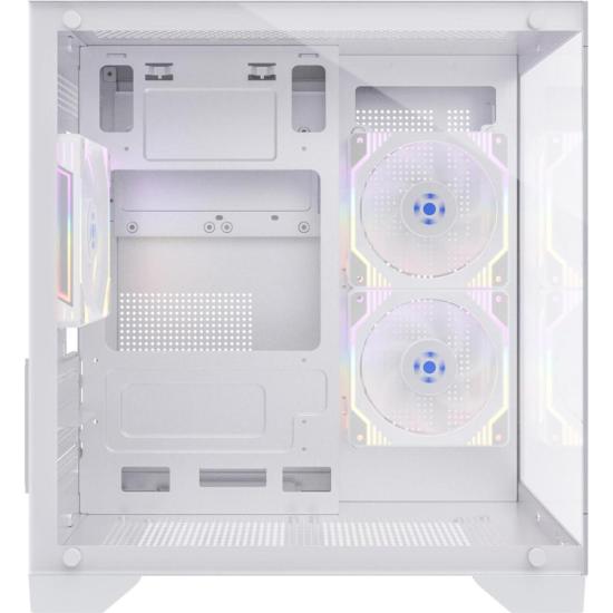 Gabinete Gamer Fortrek Clarity Branco Lateral Vidro - 7