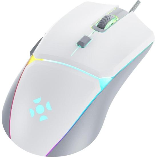 Mouse Gamer Fortrek Crusader 12800Dpi Branco - 1