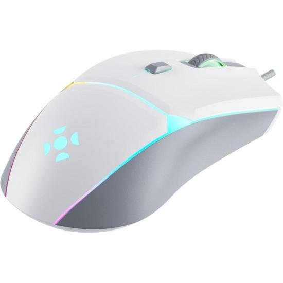 Mouse Gamer Fortrek Crusader 12800Dpi Branco - 2
