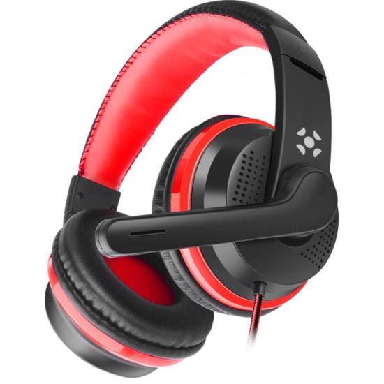Headset Gamer Fortrek Spider Black P3 Preto/Vermelho - 1