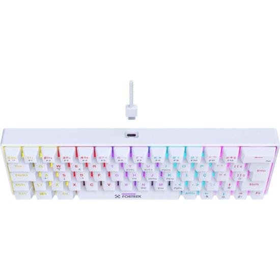 Teclado Gamer Mecânico Fortrek Gravity 65 Compact Switch Outemu Red - 12