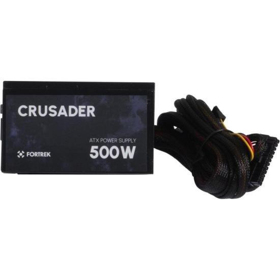 Fonte Gamer ATX Fortrek Crusader 500W Preta - 3