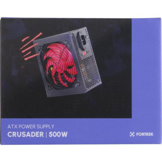 Fonte Gamer ATX Fortrek Crusader 500W Preta - 11