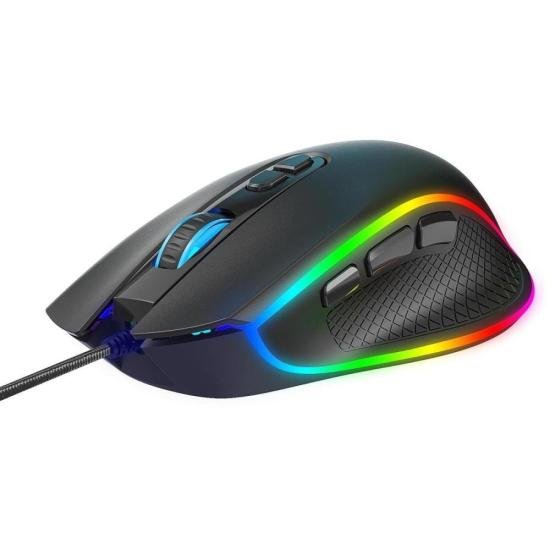 Mouse Gamer Fortrek Cruiser New Edition 12000 Dpi RGB Preto - 1