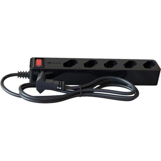 Filtro de Linha Com Proteção DPS 3P Energia 5 Clamper Preto - 3