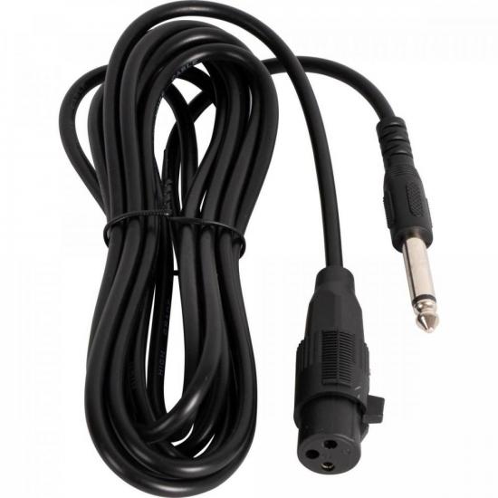 Microfone Hayonik MDH-102 Dinâmico Supercardióide Cabo 3M Preto - 2