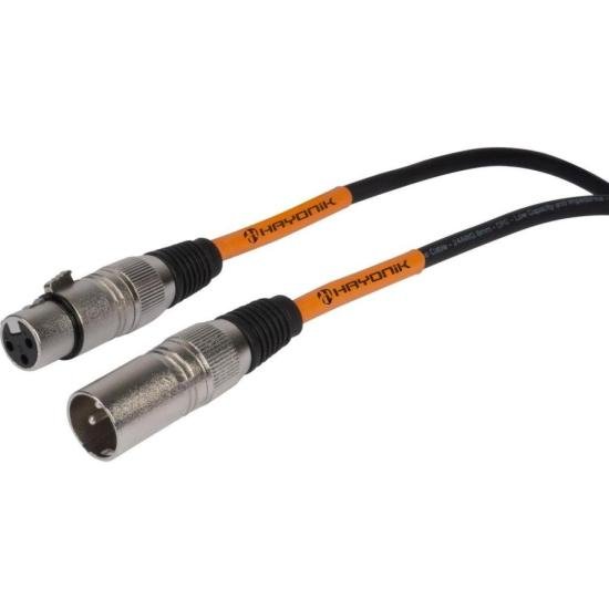 Cabo Para Microfone Player XLR(F) x XLR(M) 10m Preto Hayonik - 2
