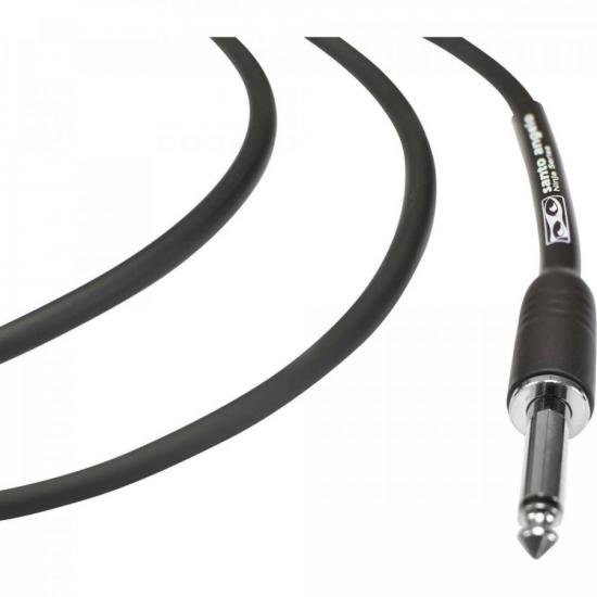 Cabo Para Guitarra 4,57m Ninja Preto Santo Angelo - 2