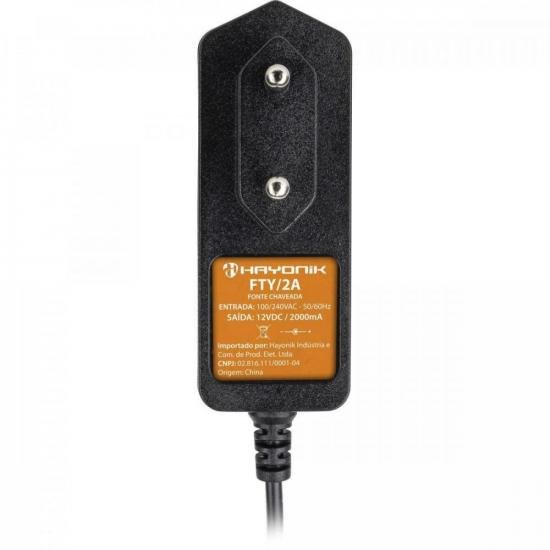 Fonte Chaveada Para Teclados Yamaha 12VDC 2A FTY/2A HAYONIK - 2