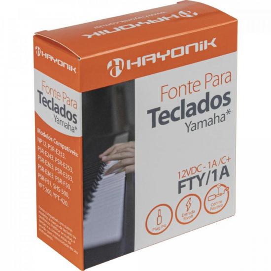 Fonte Chaveada Para Teclados Yamaha 12VDC 1A FTY/1A HAYONIK - 6