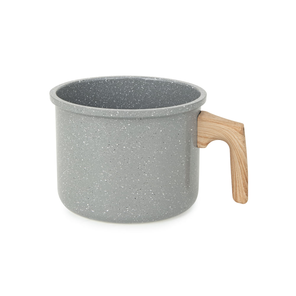 Jogo de Panelas 10 Peças Cerâmica Antiaderente Cinza Escuro Neuhaus - 1