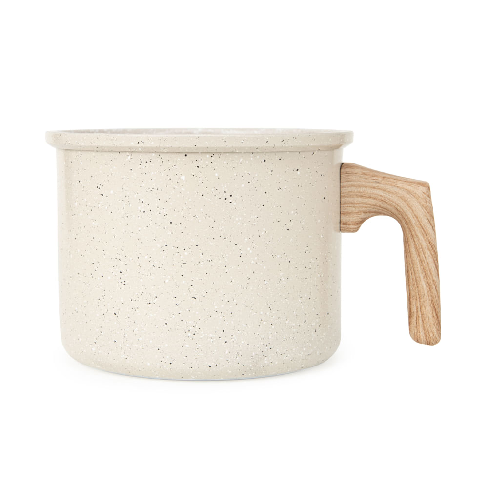 Jogo de Panelas 10 Peças Cerâmica Antiaderente Creme Neuhaus - 2