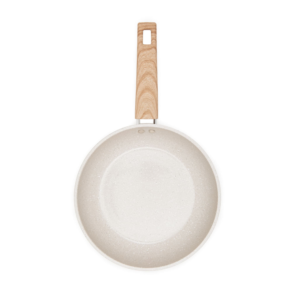 Jogo de Panelas 10 Peças Cerâmica Antiaderente Creme Neuhaus - 5