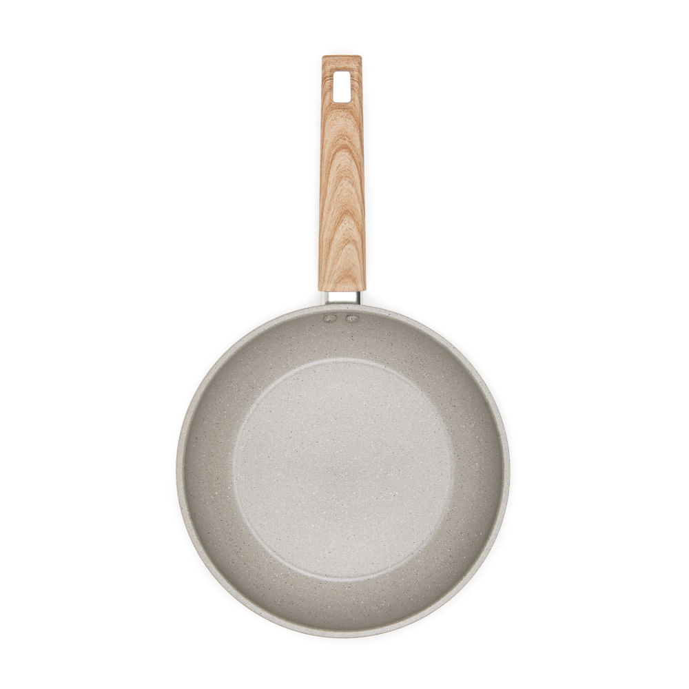 Jogo de Panelas 10 Peças Cerâmica Antiaderente Cinza Claro Neuhaus - 7