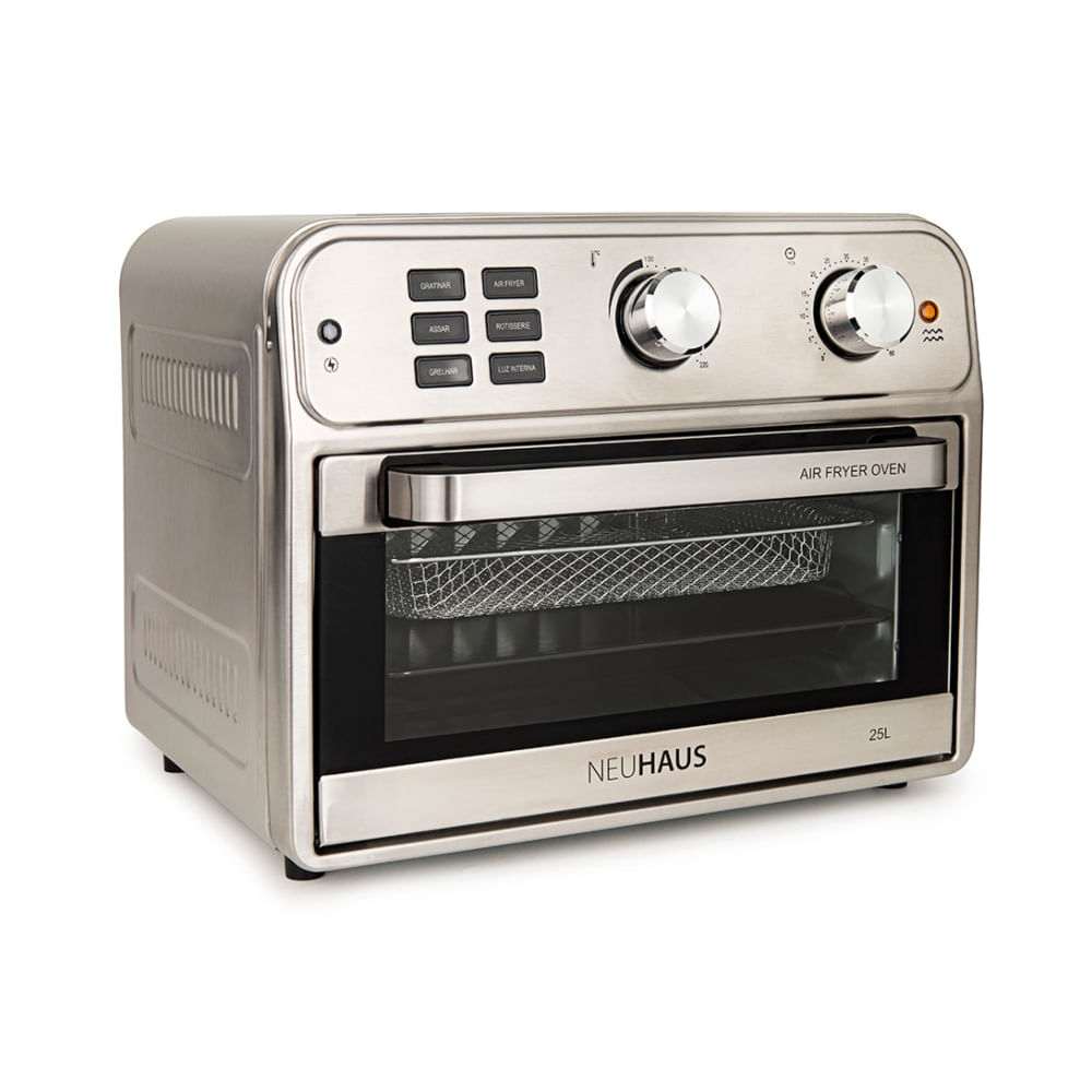 Fritadeira Oven Fryer Rotisserie 25L Prata Neuhaus - 2