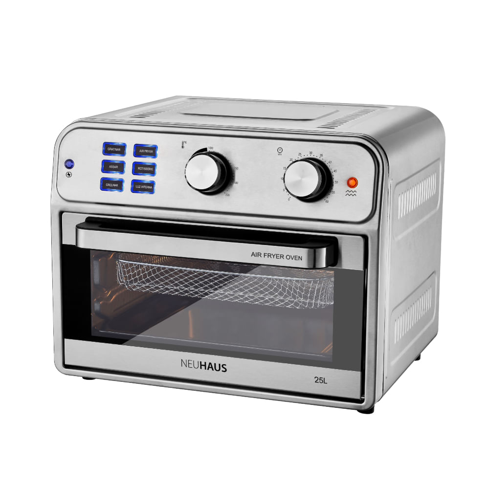 Fritadeira Oven Fryer Rotisserie 25L Prata Neuhaus - 4