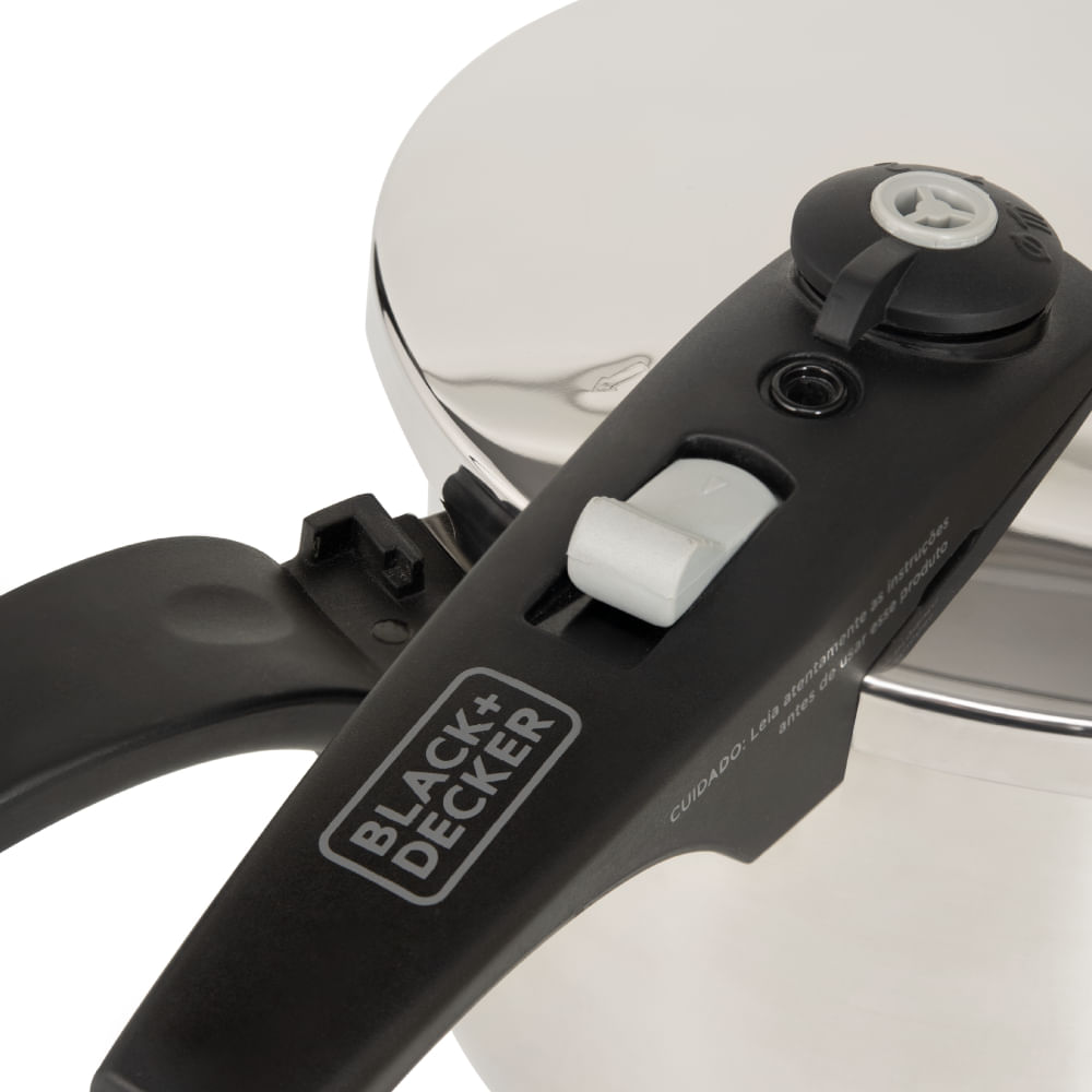 Panela de Pressão Inox 6 Litros Fechamento Externo Galaxy Black&Decker - 3