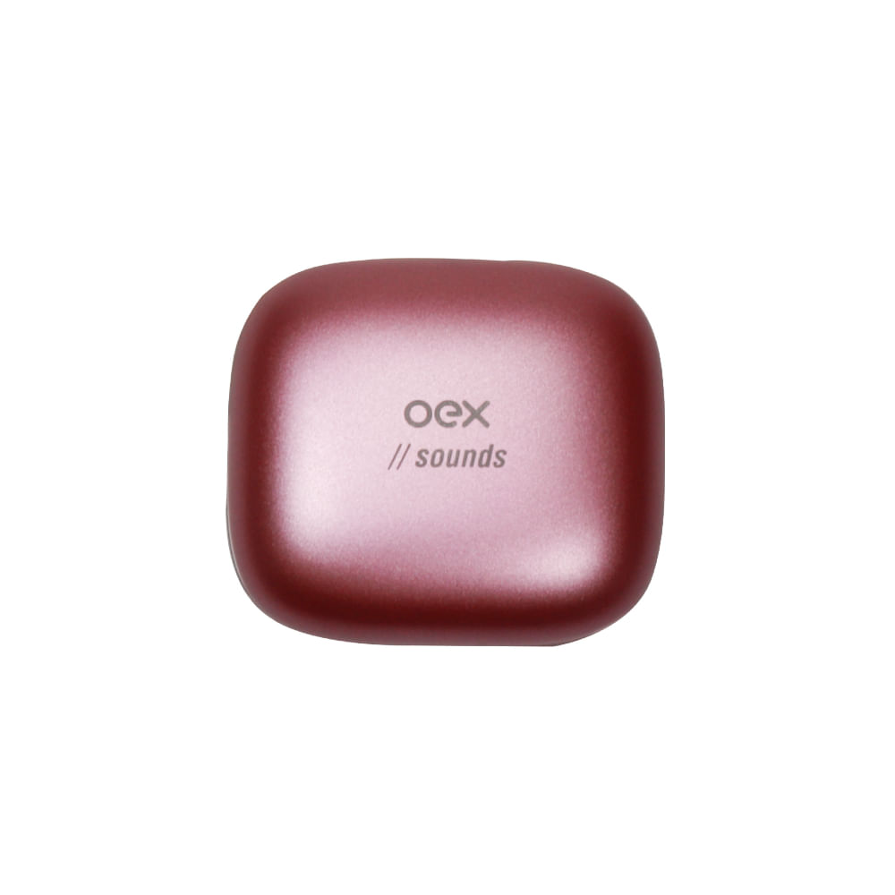 Fone Bud Rosa Metálico OEX - 3