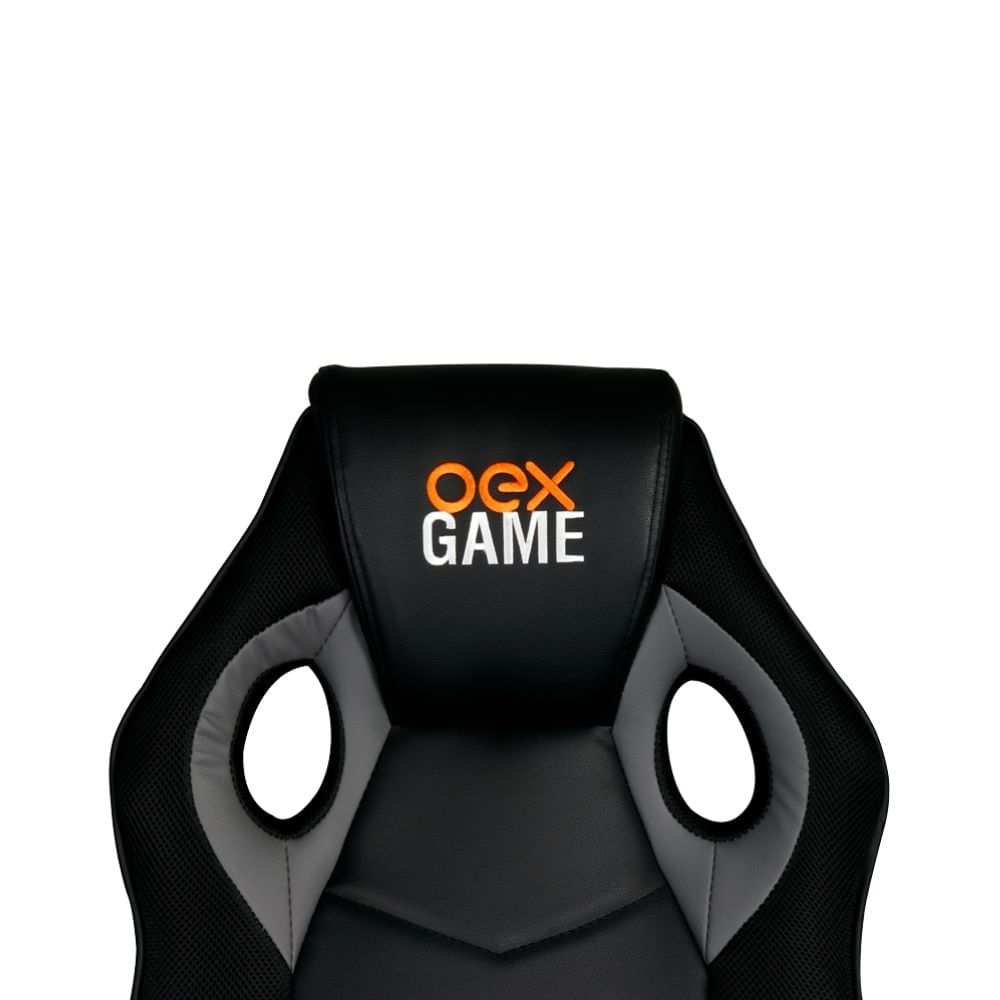 Cadeira Gamer Gc200 - 100Kg Preto/Cinza - 1