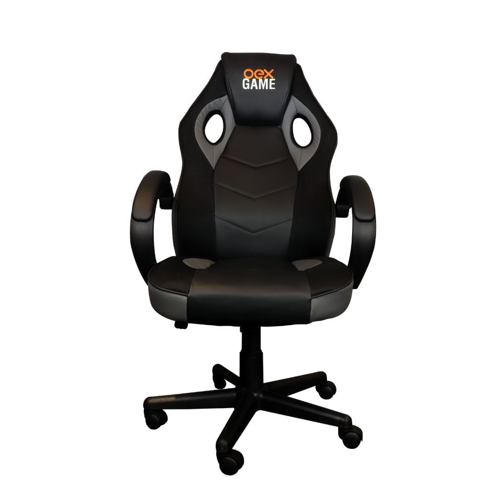 Cadeira Gamer Gc200 - 100Kg Preto/Cinza - 2