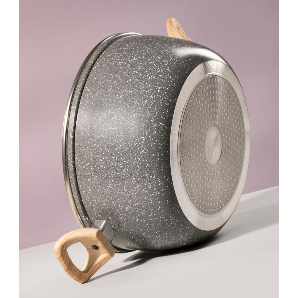 Caçarola 4,5L 24CM Marble Dark Grey Oster - 1