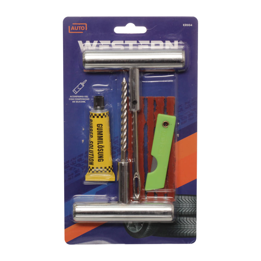 Jogo 9 Peçass Reparo Pneu - 2