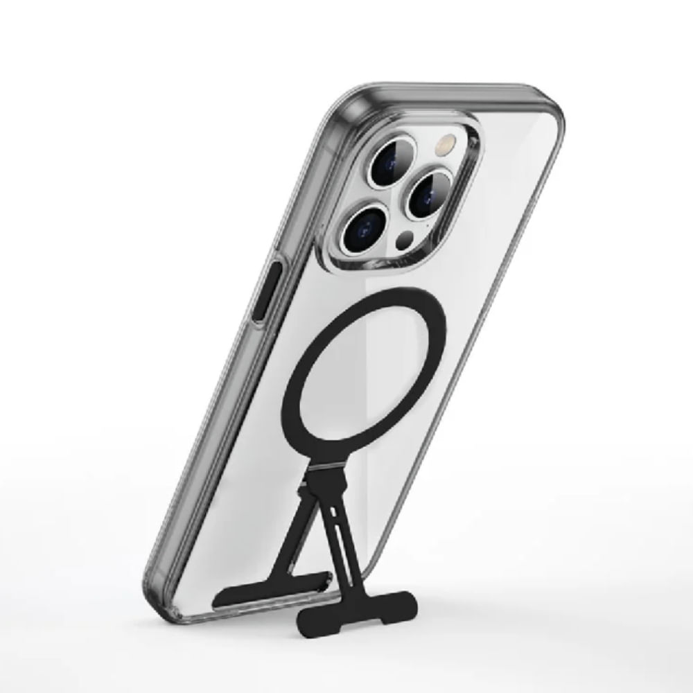 Capa com Suporte MagSafe para iPhone 15 Pro Preta WIWU