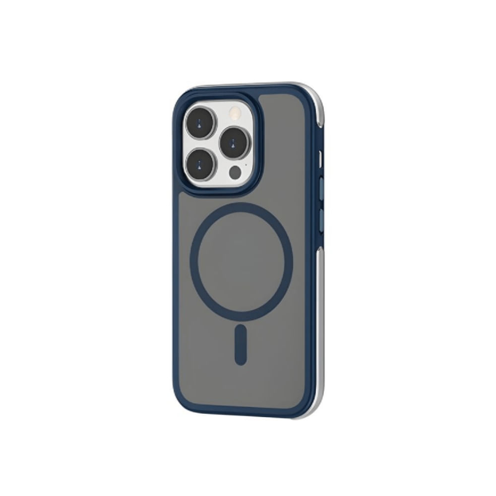 Capa Premium WIWU Para iPhone 15 Pro MagSafe Azul