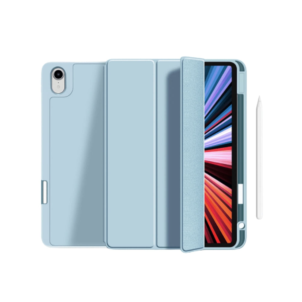 Capa Teclado Protetora WIWU para iPad 11 Pro 2024 Azul Claro