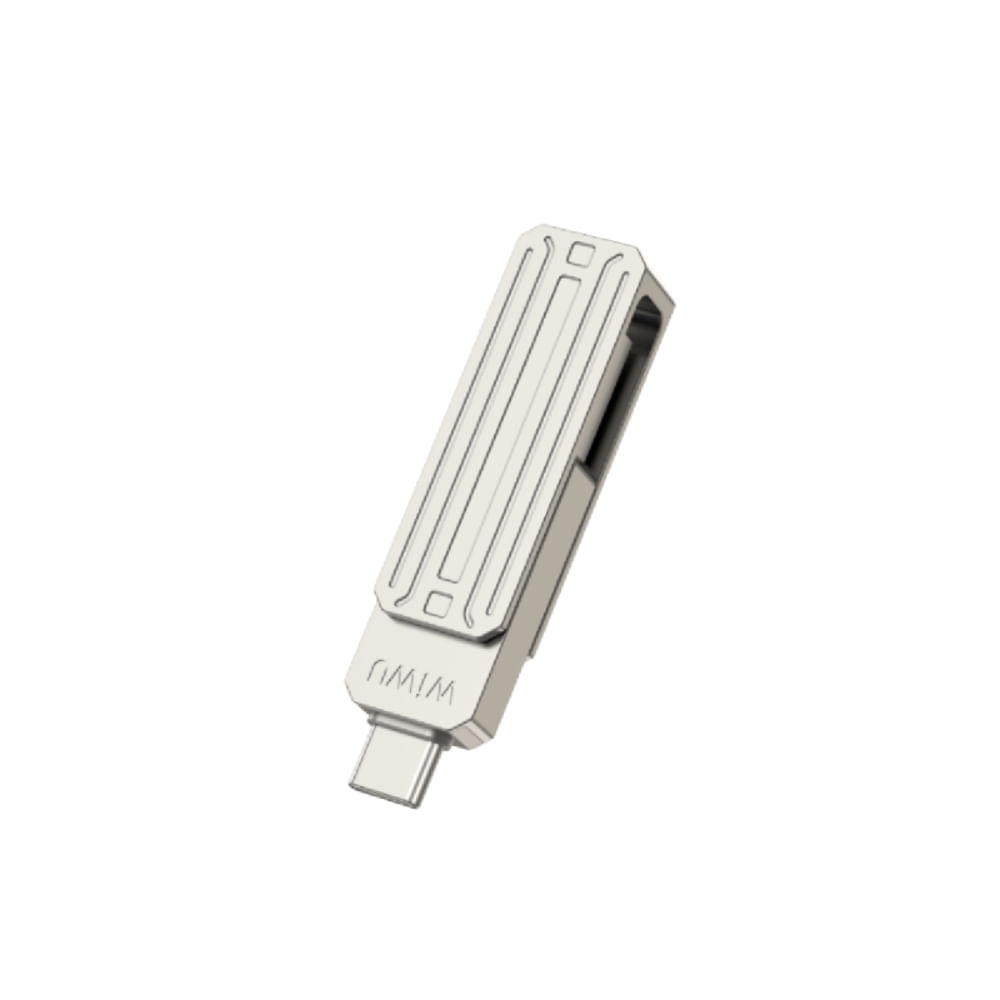 Pen Drive Flash WIWU 128GB Prata