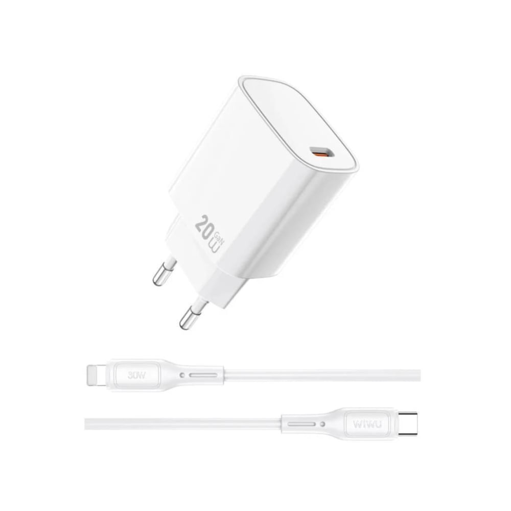 Carregador de Parede 20W USB C para Lightning WIWU