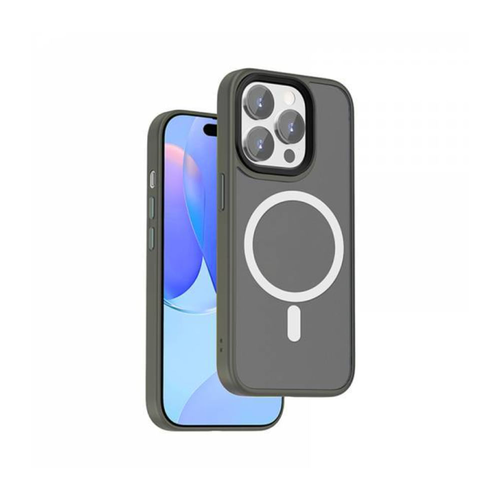 Capa WIWU Premium Para iPhone 15 Pro Cinza