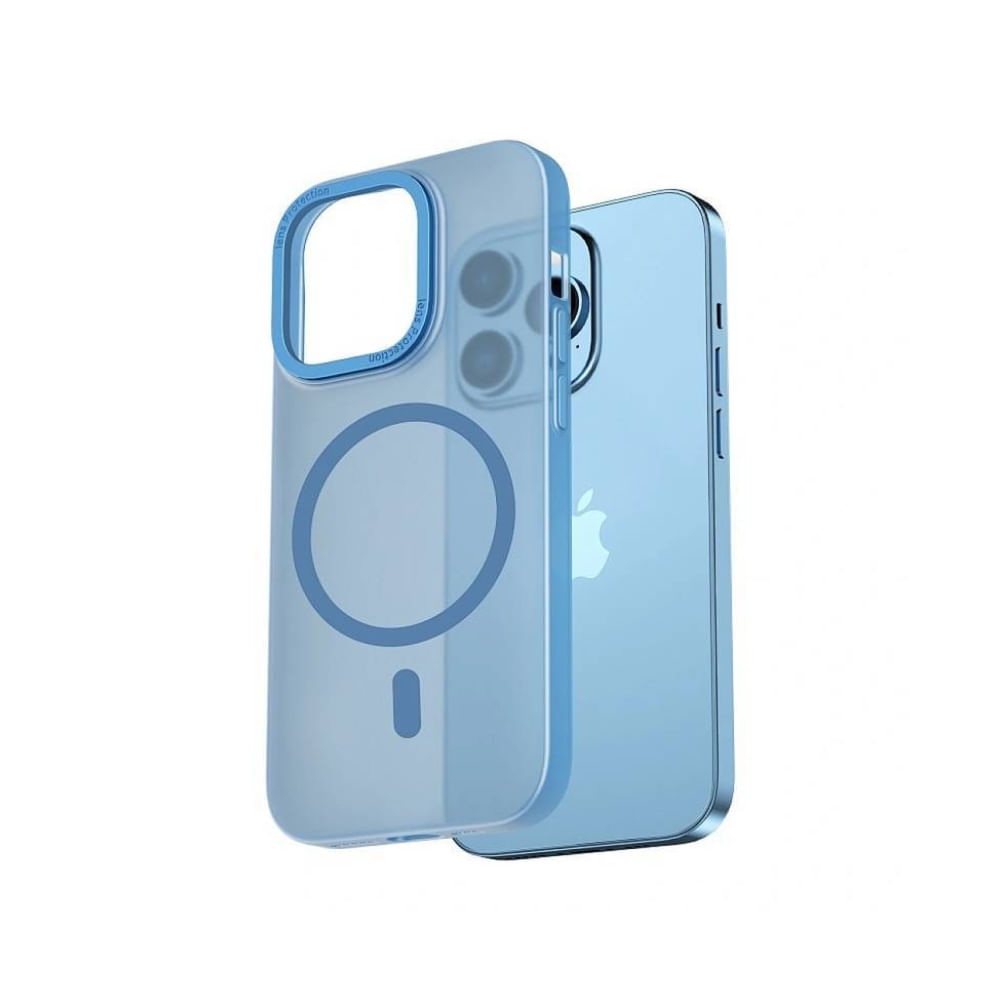 Capa Ultra Thin Frosted para iPhone 14 Pro Azul Wiwu