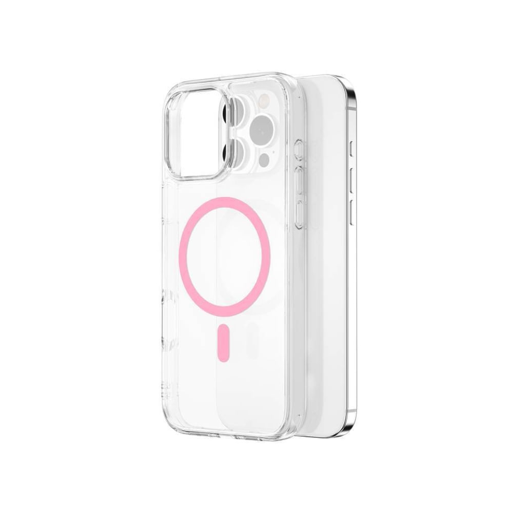 Capa ISHIELD PRO MagSafe para iPhone 16 Rosa WIWU