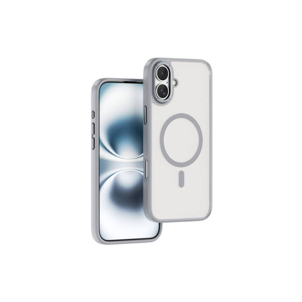 Capa Armor Pro MagSafe para iPhone 16 Cinza WIWU