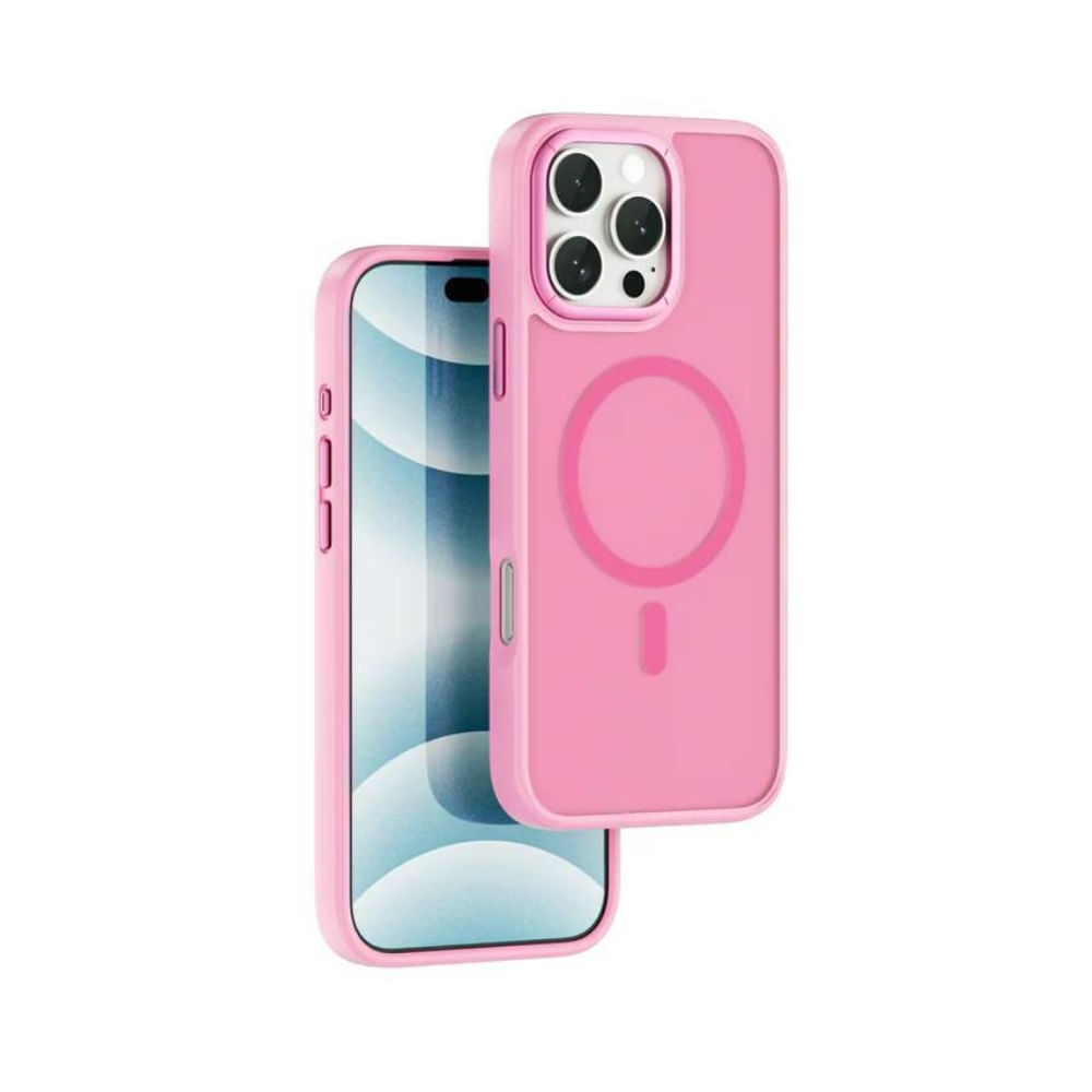 Capa WIWU Armor Pro para iPhone 16 Pro MagSafe Rosa