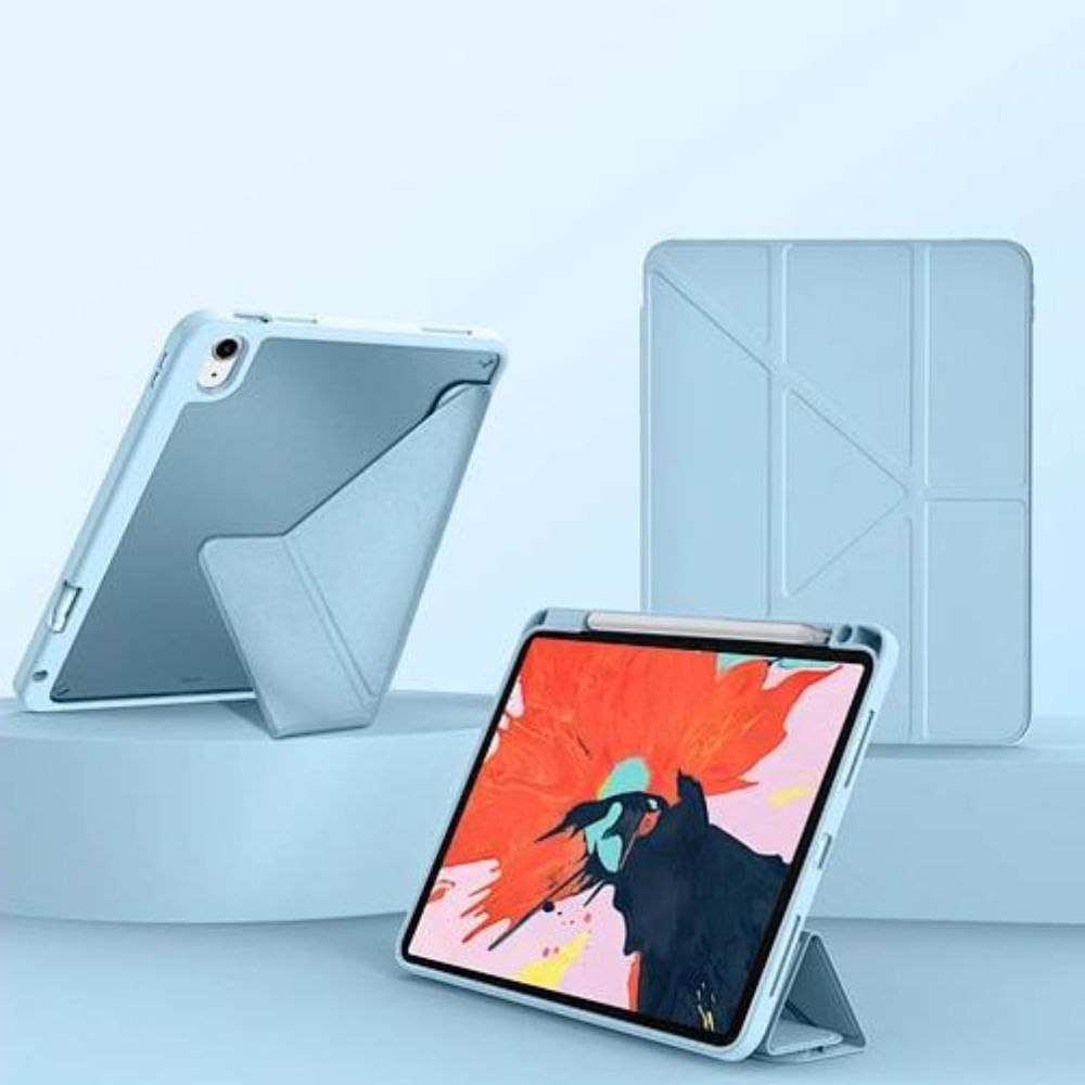Capa Magnética 360 Graus WIWU para iPad 10.9 11 Polegadas Azul Claro