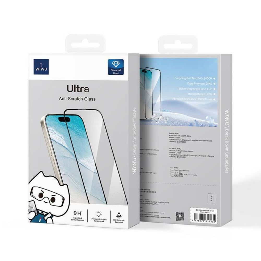 Película Ultra Transparente Wiwu para iPhone 16