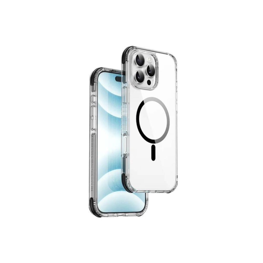 Capa Hybrid Ultra MagSafe iPhone 16 Pro Max Preta Wiwu