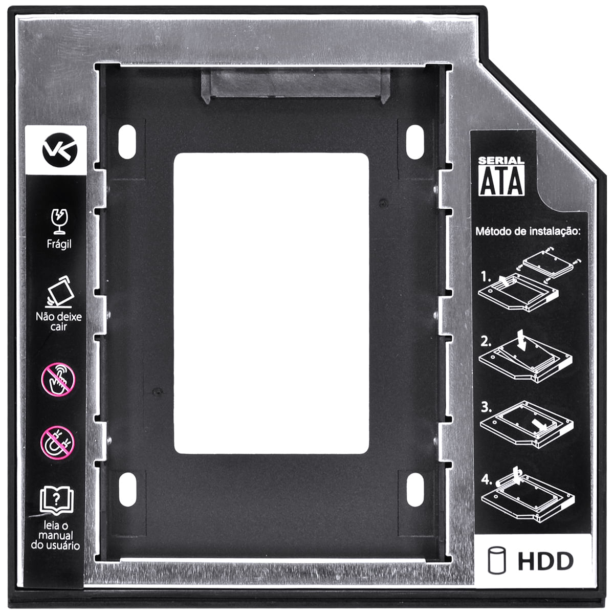 Adaptador Caddy HD/SSD SATA 12.7mm Vinik - 1