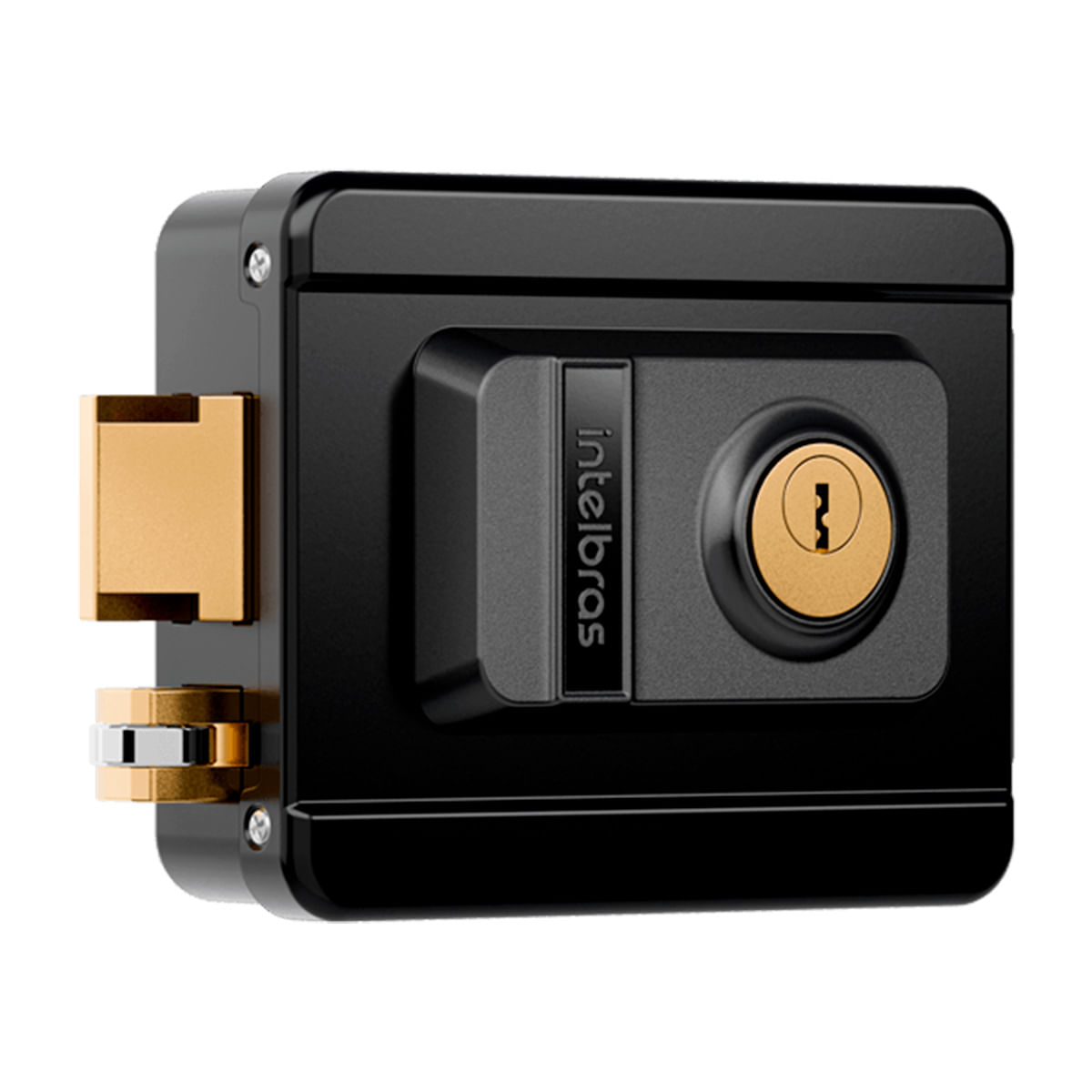 Fechadura Elétrica Sobrepor Preta FX1500 INTELBRAS - 3