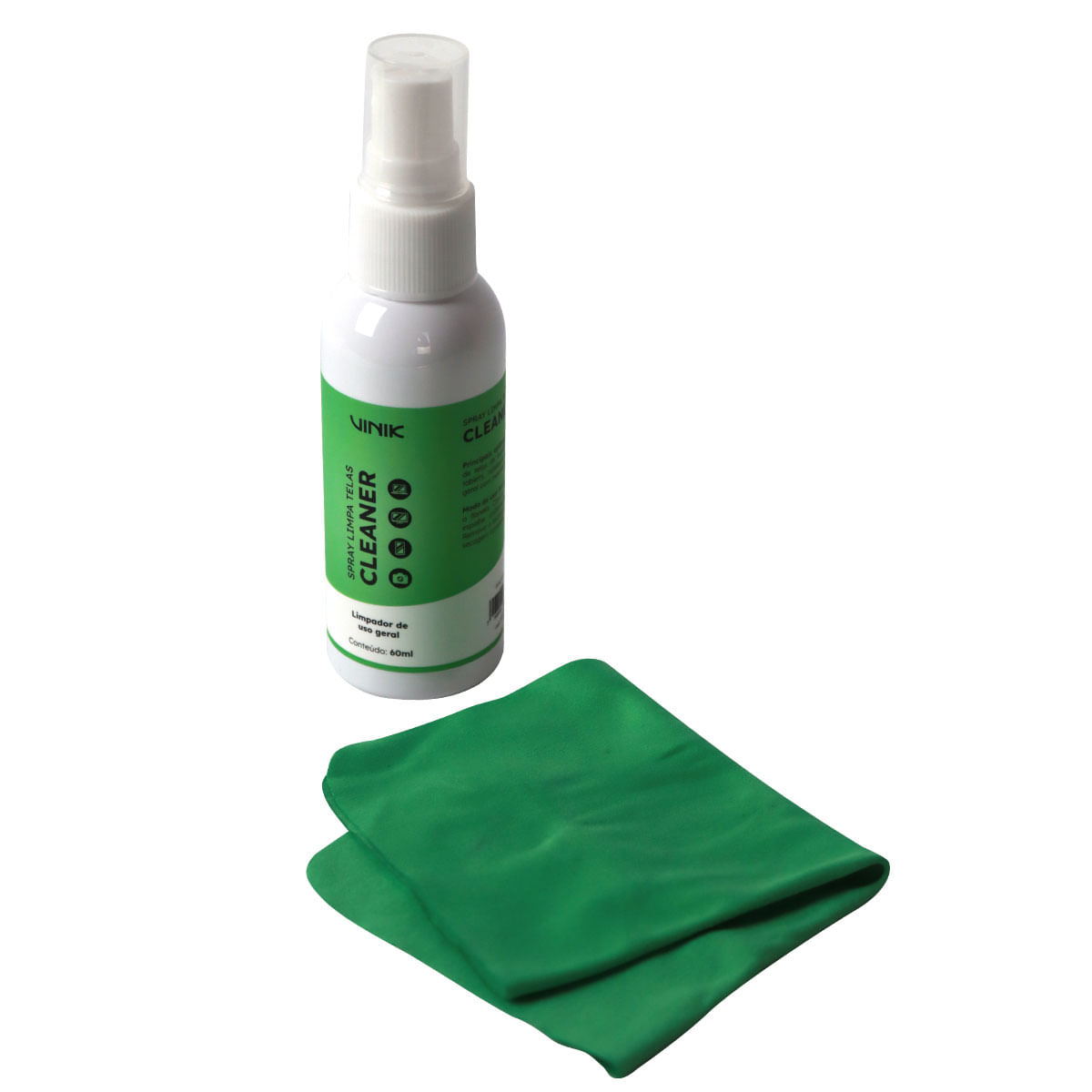 Kit Limpa Telas VK Cleaner 60ml com Flanela VINIK - 1