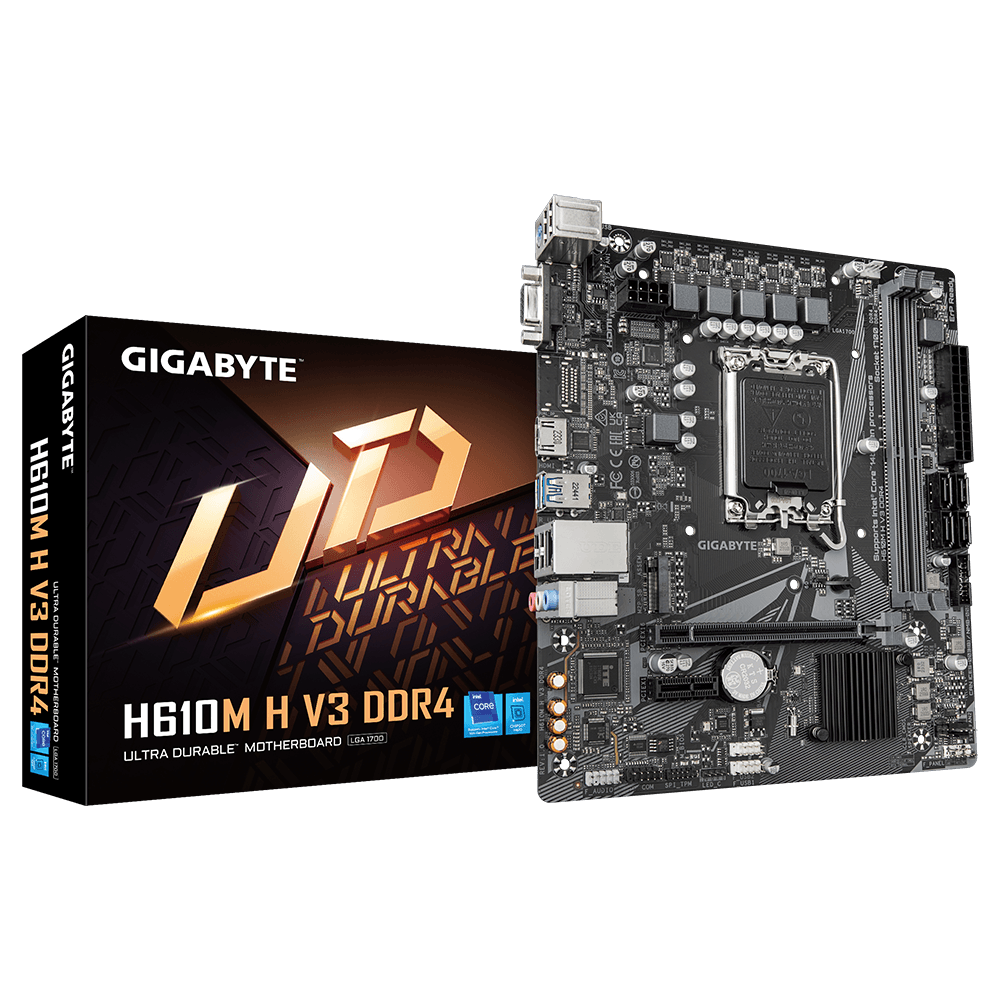 Placa Mãe H610M H V3 LGA 1700 M.2 DDR4 MATX Gigabyte - 5