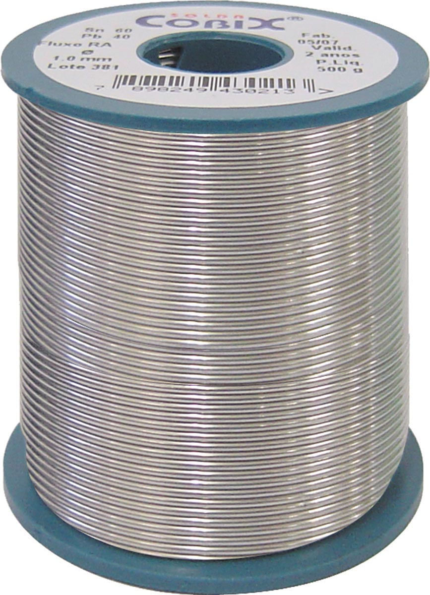 Solda 60 40 1.0mm 500g Cobix - 1