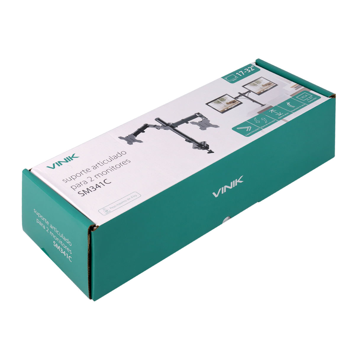 Suporte Articulado 2 Monitores 13 32pol SM341C Vinik - 3