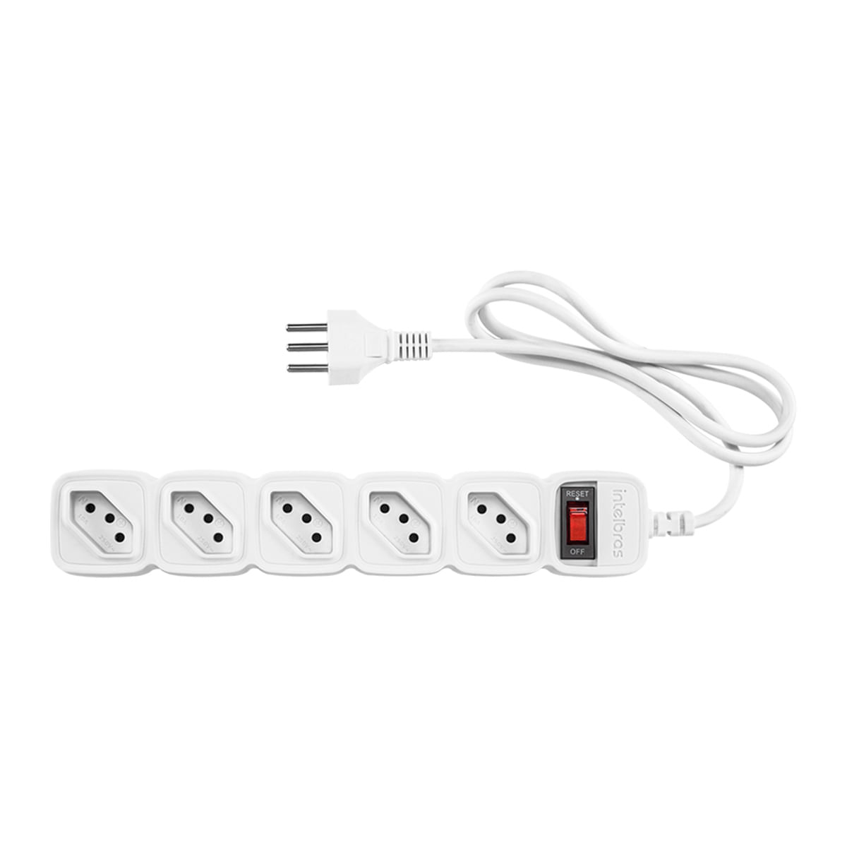 Protetor Eletrônico 5 Tomadas 3m EPE 205 INTELBRAS - 1