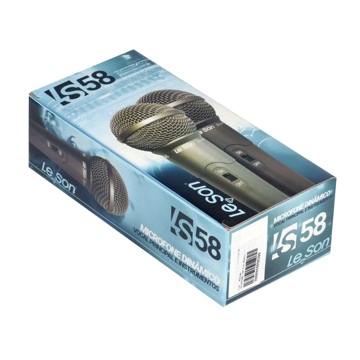 Microfone Profissional com Fio Leson LS58 Chumbo - 4