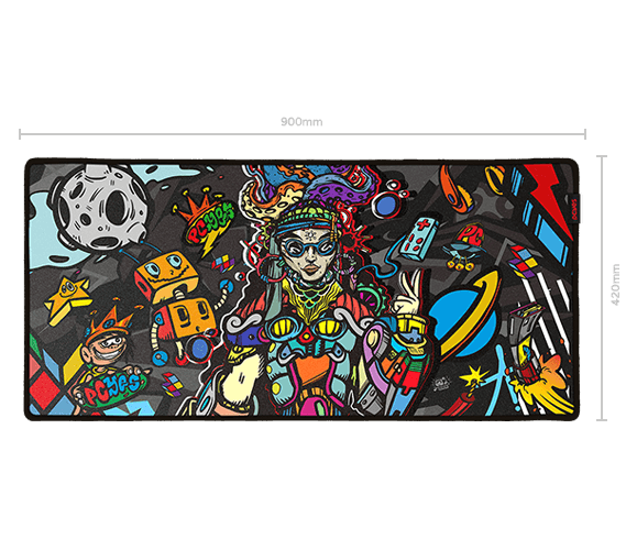 Mouse Pad Gamer Agata Extended 900x420mm PCYES - 4