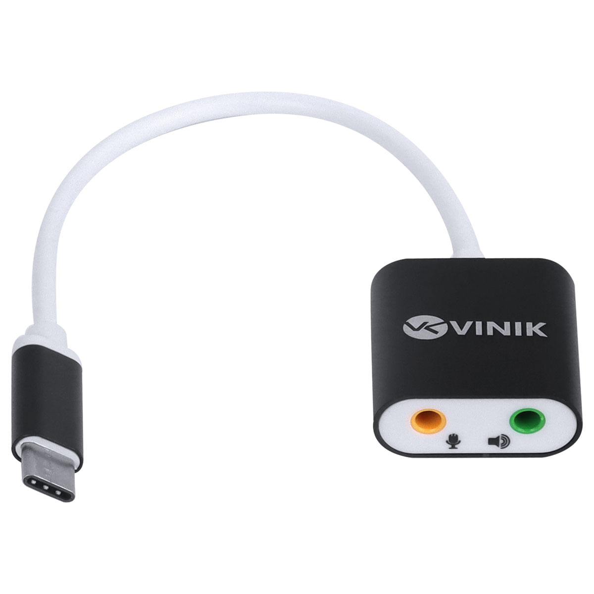 Adaptador P2 3.5mm Fone Microfone USB-C Vinik - 1
